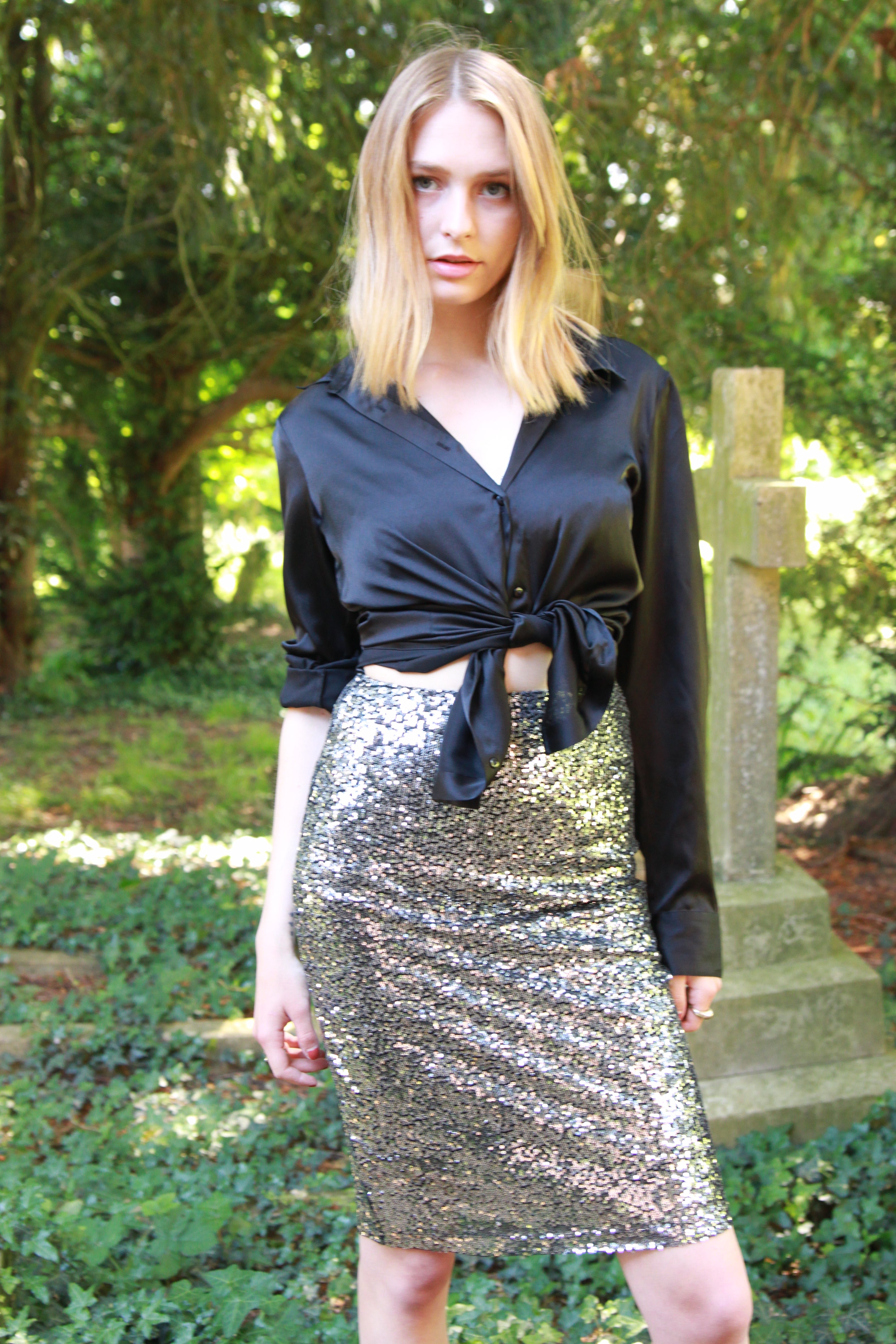Midi Skirt Green Sequin Skirt Outfit Ideas Green Pencil Skirt