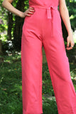 Shop Fuchsia Pink Sleeveless Jumpsuit at FreeSpirits in UK for Women