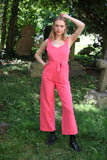 Shop Fuchsia Pink Sleeveless Jumpsuit at FreeSpirits in UK for Women