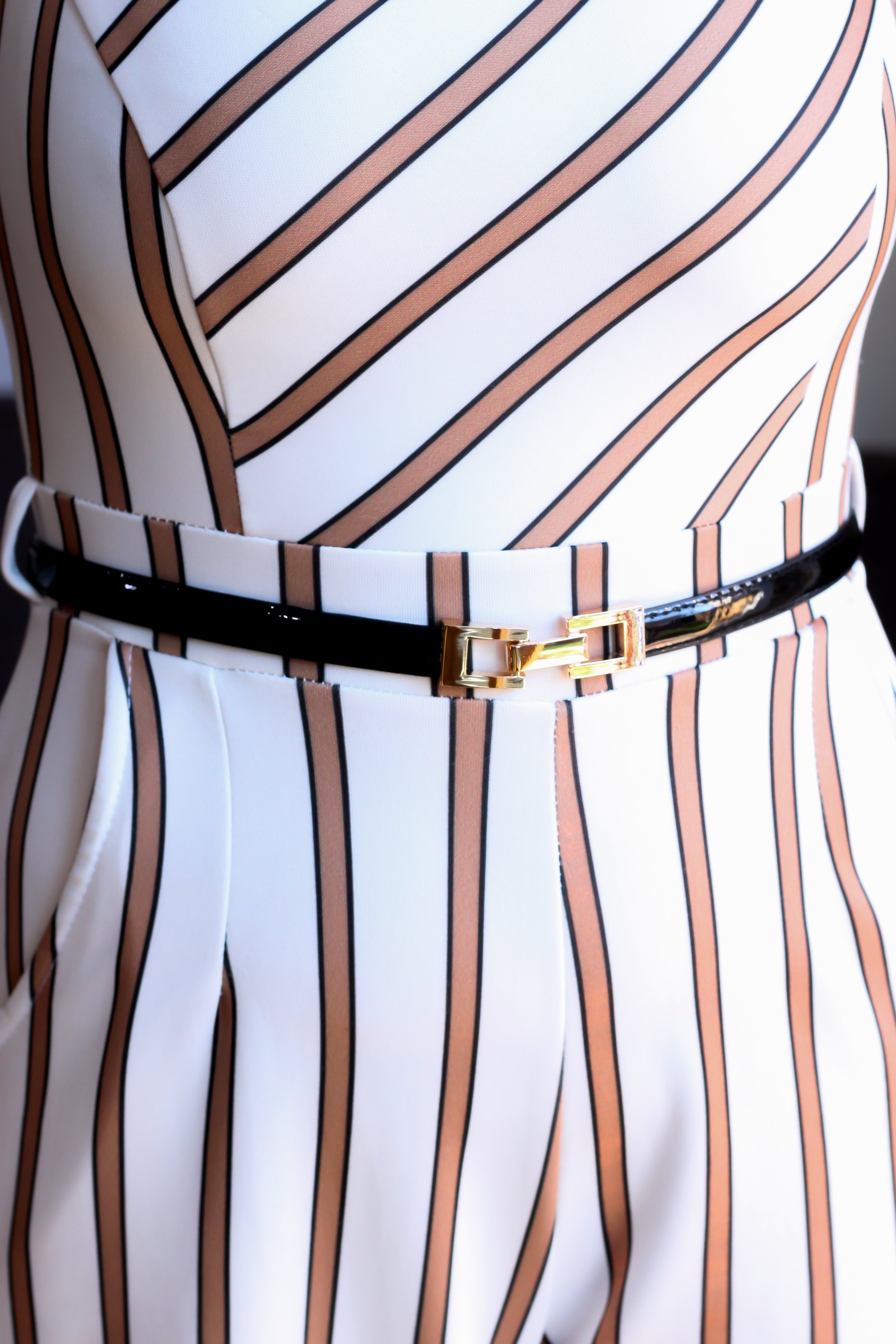 Shop Skinny Black Belt with Gold Buckle for Women – FreeSpirits