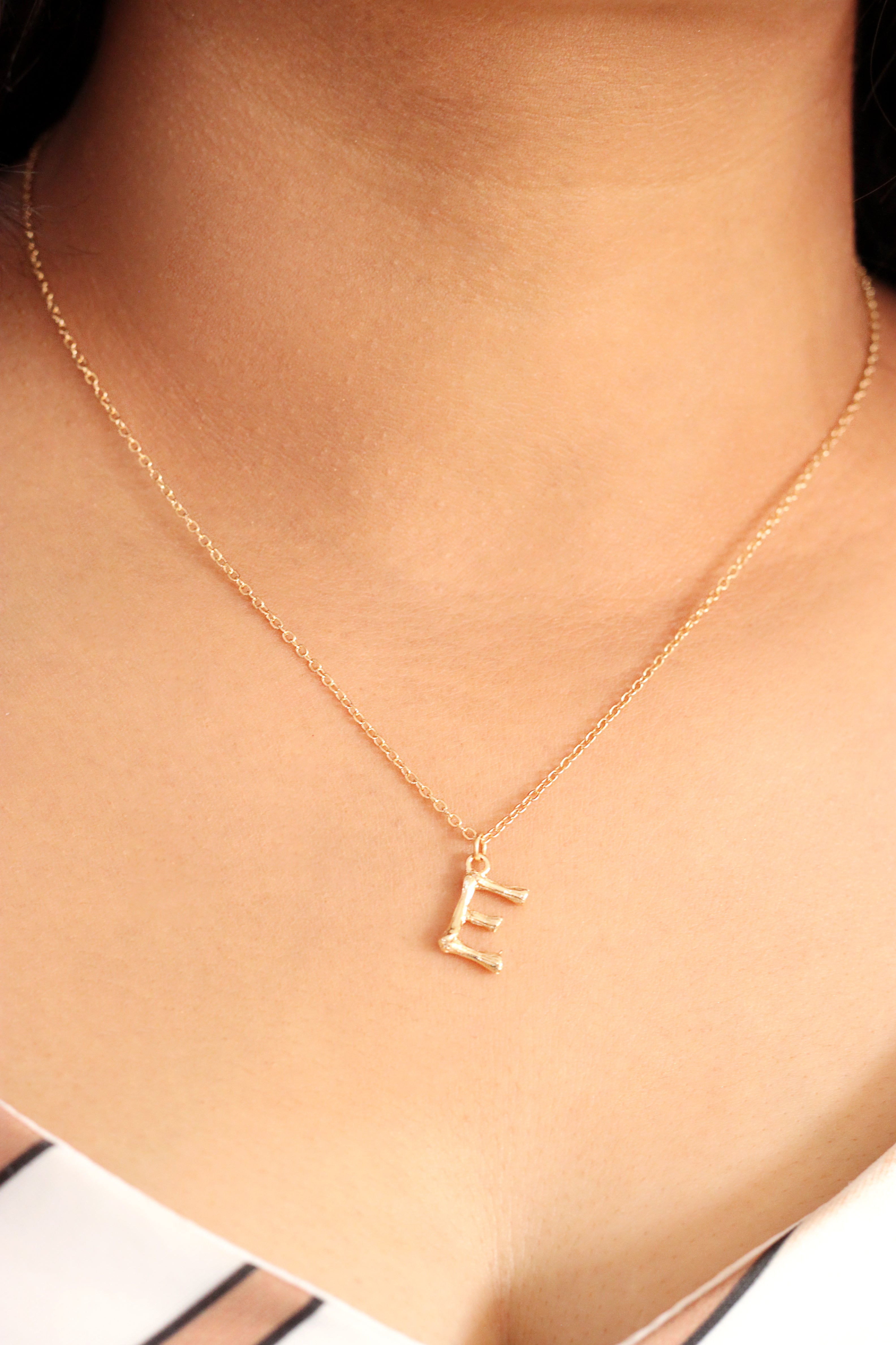 Personalized Initial Charm Necklace